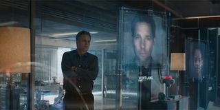 Bruce Banner looking at the fallen heroes