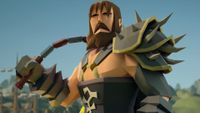 Old School Runescape character looking heroic in promo image.