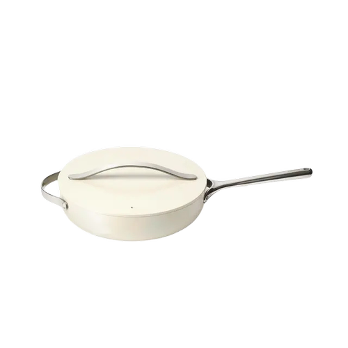 Non-Stick Ceramic Saute Pan Cream