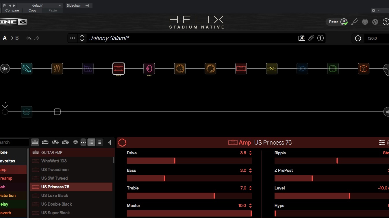 Line 6 Helix Stadium Native