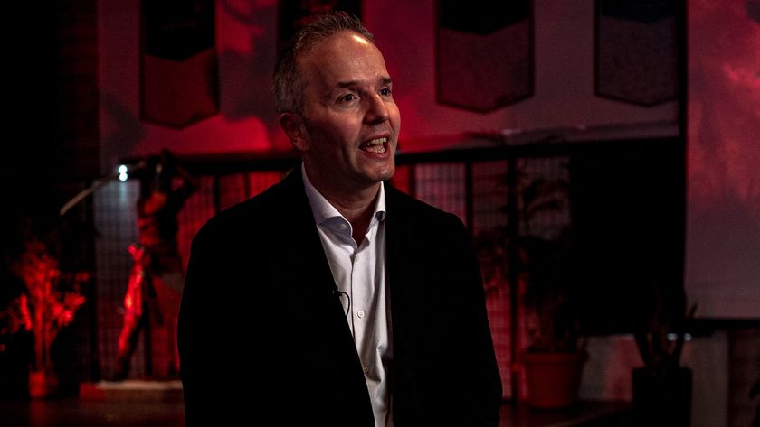 Marc-Alexis Cote, VP and executive producer of Assassin&#039;s Creed, gives an interview at the launch event of the new Assassin&#039;s Creed Shadows at the Ubisoft Quebec Studio in Quebec City, Quebec, on March 20, 2025. The release of the action-adventure epic &quot;Assassin&#039;s Creed Shadows&quot; marks a make-or-break moment not just for struggling French games heavyweight Ubisoft, but for the entire European gaming ecosystem. (Photo by ANDREJ IVANOV / AFP) (Photo by ANDREJ IVANOV/AFP via Getty Images) 