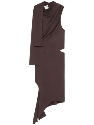 Courrèges Off-Shoulder Midi Dress | Browns