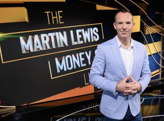 Martin Lewis pictured presenting his ITV Money Saving Expert Show.