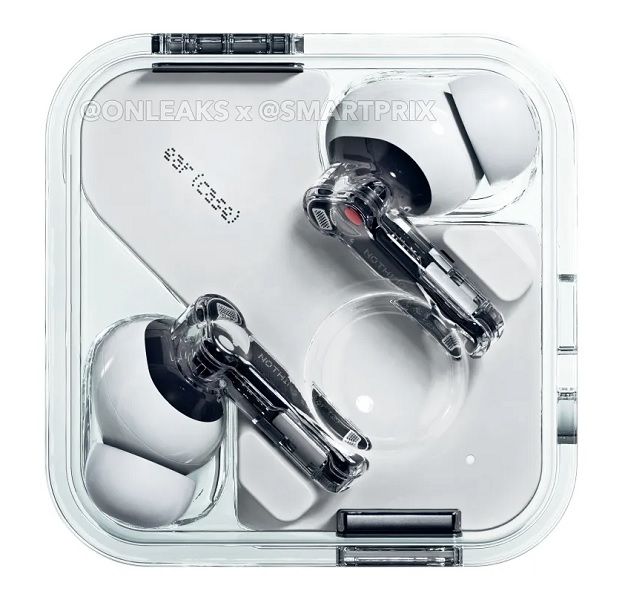 Leaked render of the Nothing Ear (2) in its case.