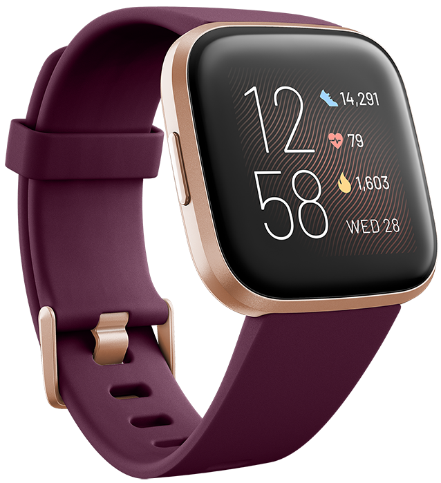 Fitbit Versa 2 Copper Rose Bordeaux