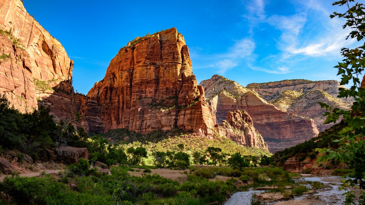 Angel&#039;s Landing in Zion National Park