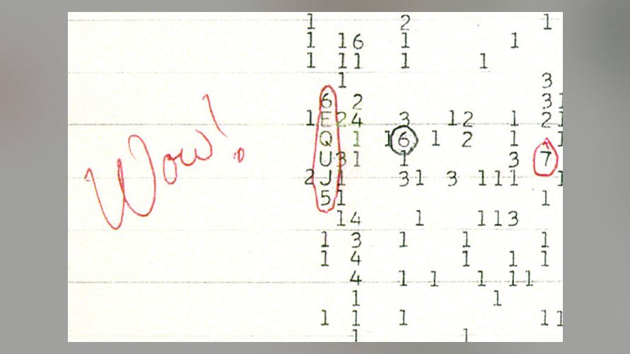 &quot;Wow!&quot; signal printout