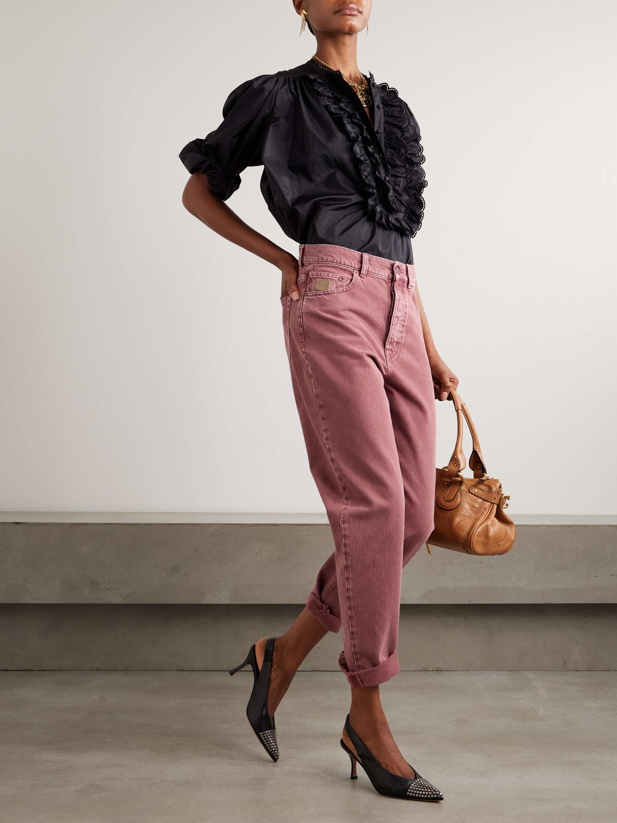 Organic Mid-Rise Tapered Jeans