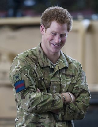 Prince Harry served two military tours but was omitted from the King's tribute