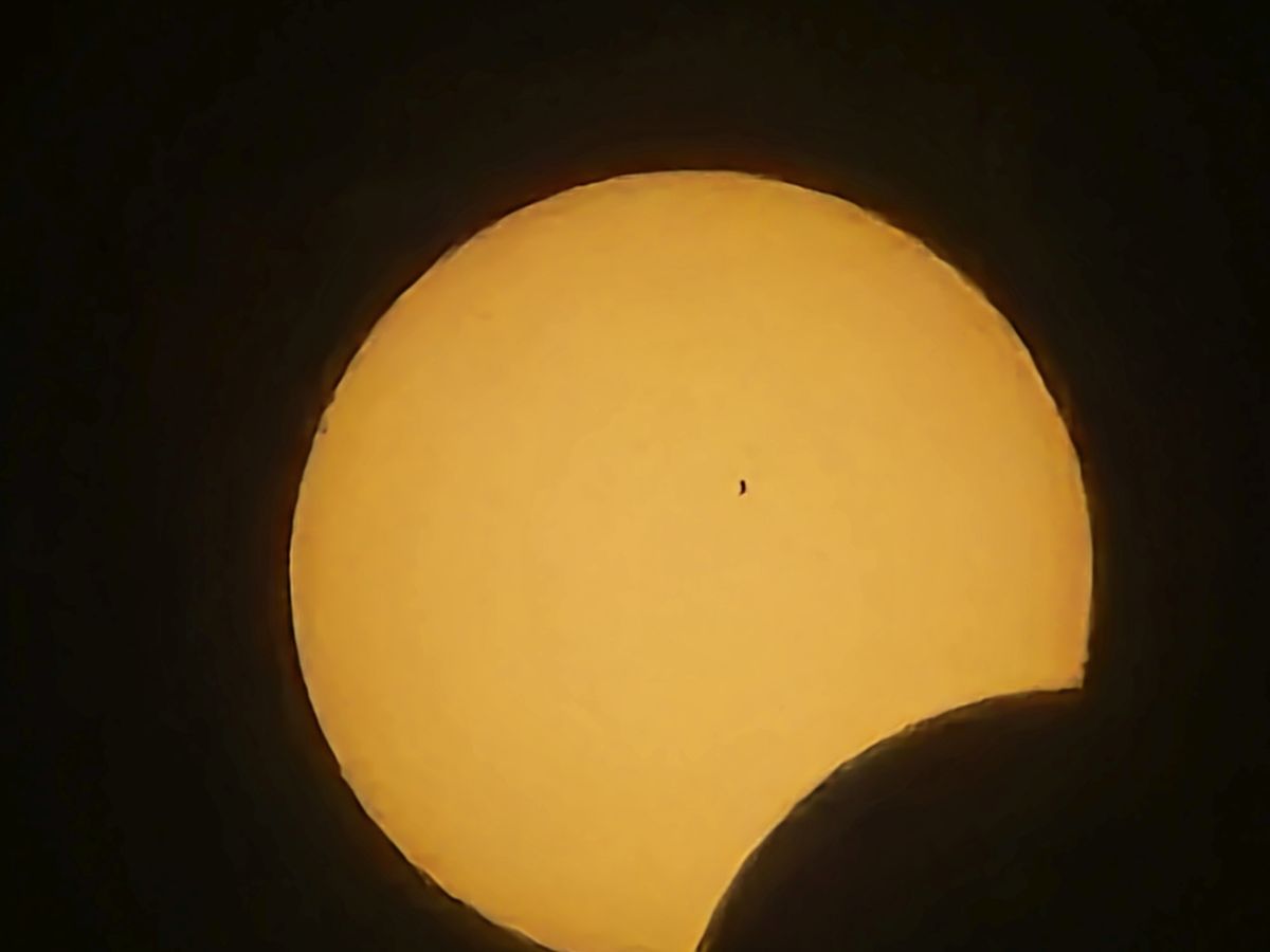 Samsung Galaxy S24 Ultra Solar Eclipse Sample.