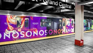 BMD wrapped a New York subway train in this resplendent remix of the Sonos identity