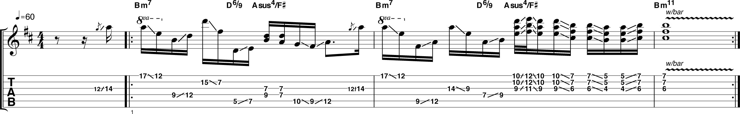 Sliding octaves