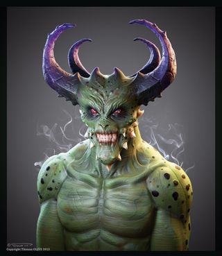 How to sculpt a demon in ZBrush