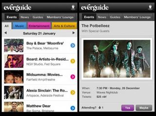 Everguide app screenshot