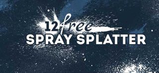 Spray splatter Photoshop brushes