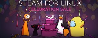 Steam Linux celebration sale