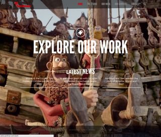 aardman new website and stationary