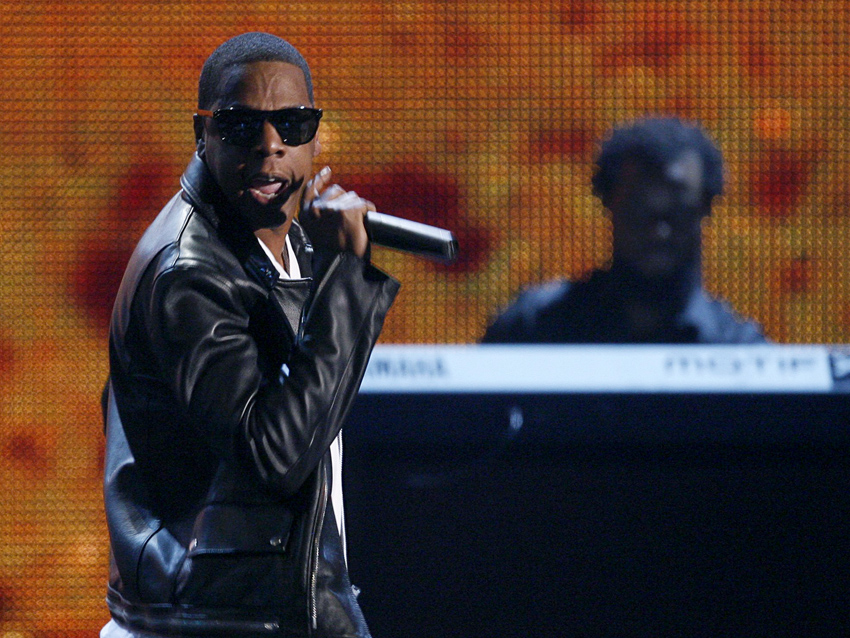 Jay-Z performs D.O.A. at the 2009 BET Awards in June.