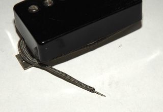 Guitar repairs - coil-splitting a humbucking pickup - braided pickup wire