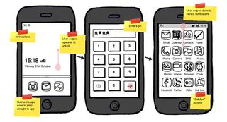 Still in its early stages (the grab shows a UI mock-up idea from the Wiki), Boot to Gecko could aid in the fight against web-app fragmentation