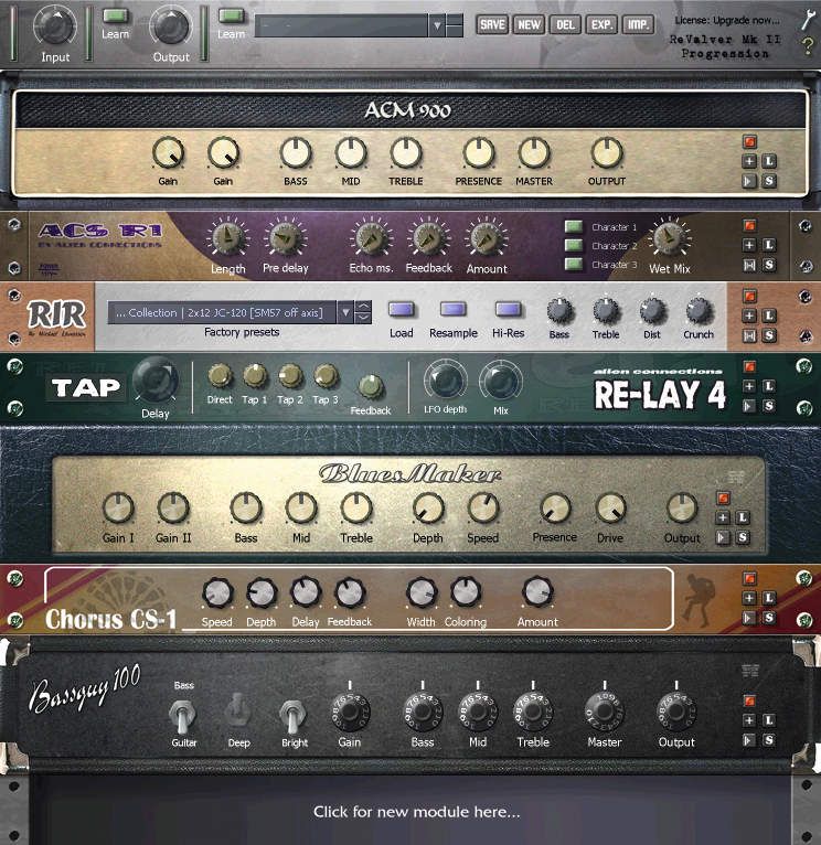 The amp sims are lifted from Alien Connections ReValver Mk II.