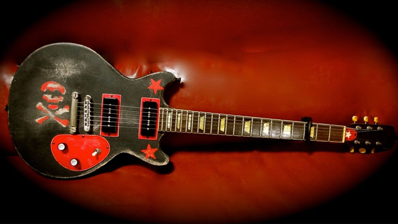 Earl Slick homemade "Art Guitar"