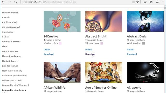 Download more themes