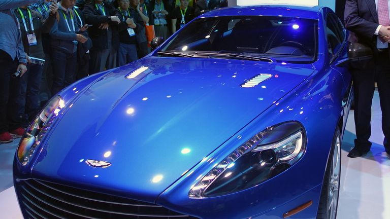 Aston Martin Rapide S with Letv internet