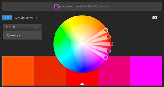 Adobe has renamed Kuler as Colour