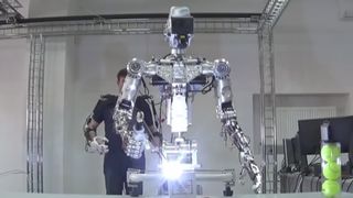 Russian AI spacewalk robot