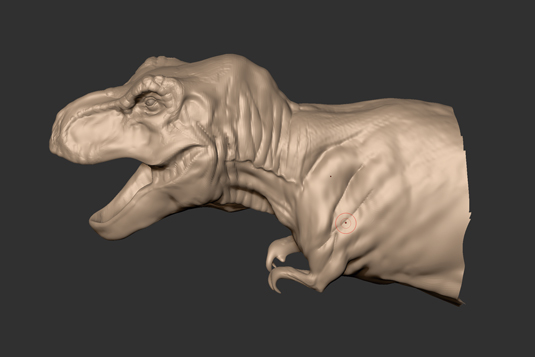 How to create a realistic 3D dinosaur