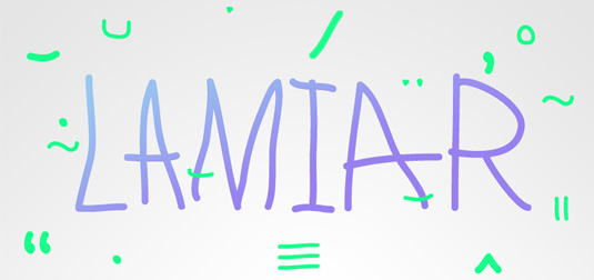 Free font: Lamiar