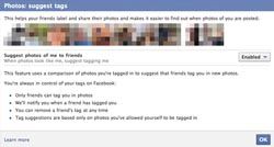 Facebook has buried the disable function deep in its privacy settings