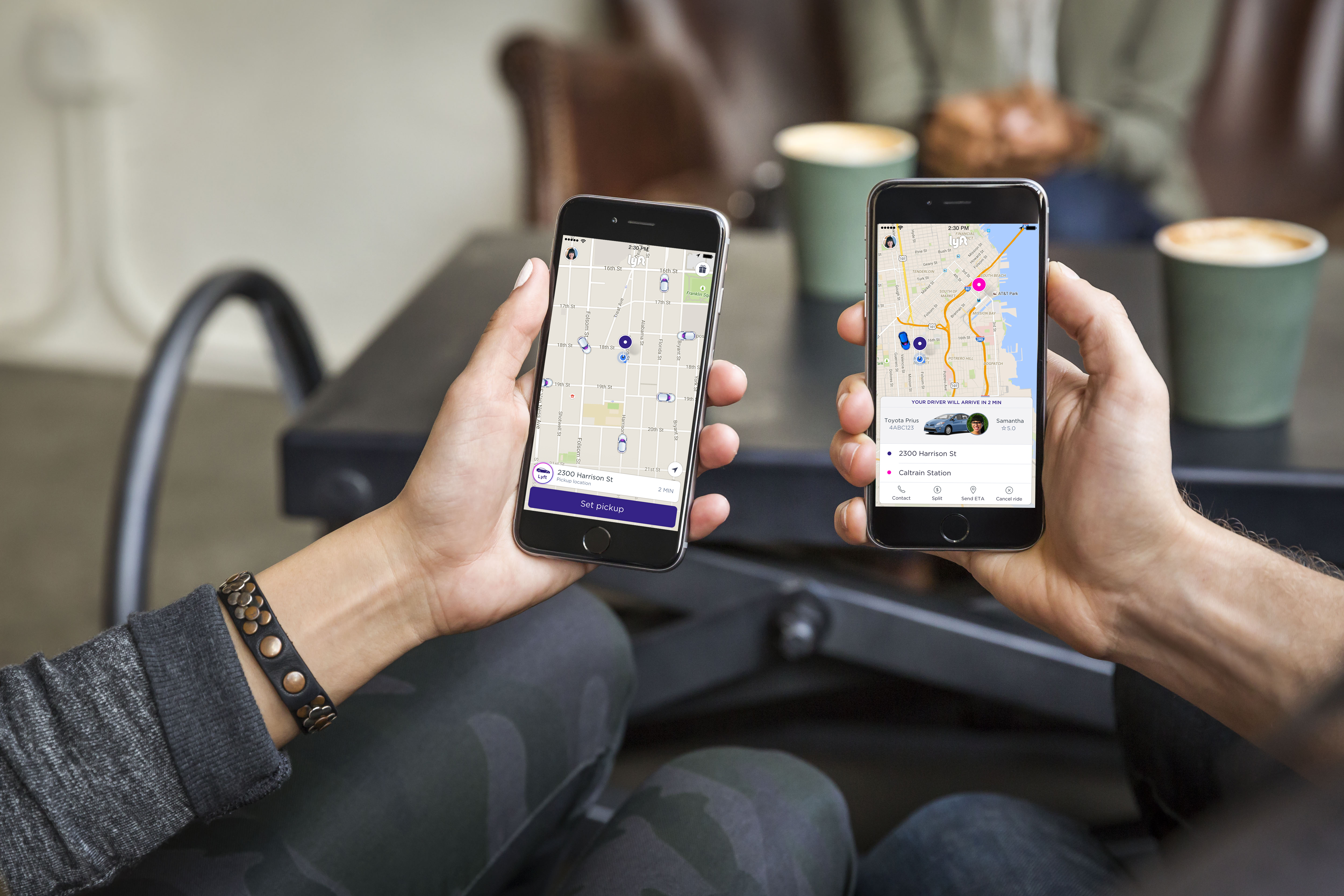 Lyft iPhone app