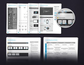 Detailed wireframes were given to the design team