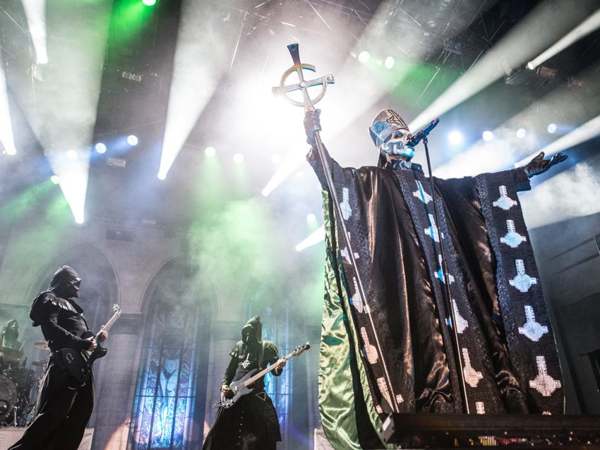 Ghost's Nameless Ghoul talks picking Papas, playing Gibson RD guitars ...