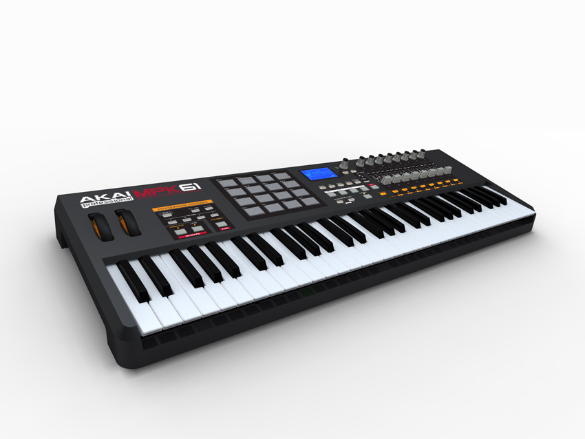 The MPK61 sits towards the upper-end of the keyboard range.