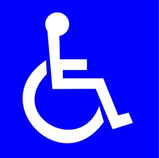 The traditional logo has been criticised by activists for portraying disabled people as passive