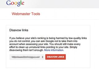 You need to have a Google Webmaster Tools account set up to be able to use the disavow tool to disavow links