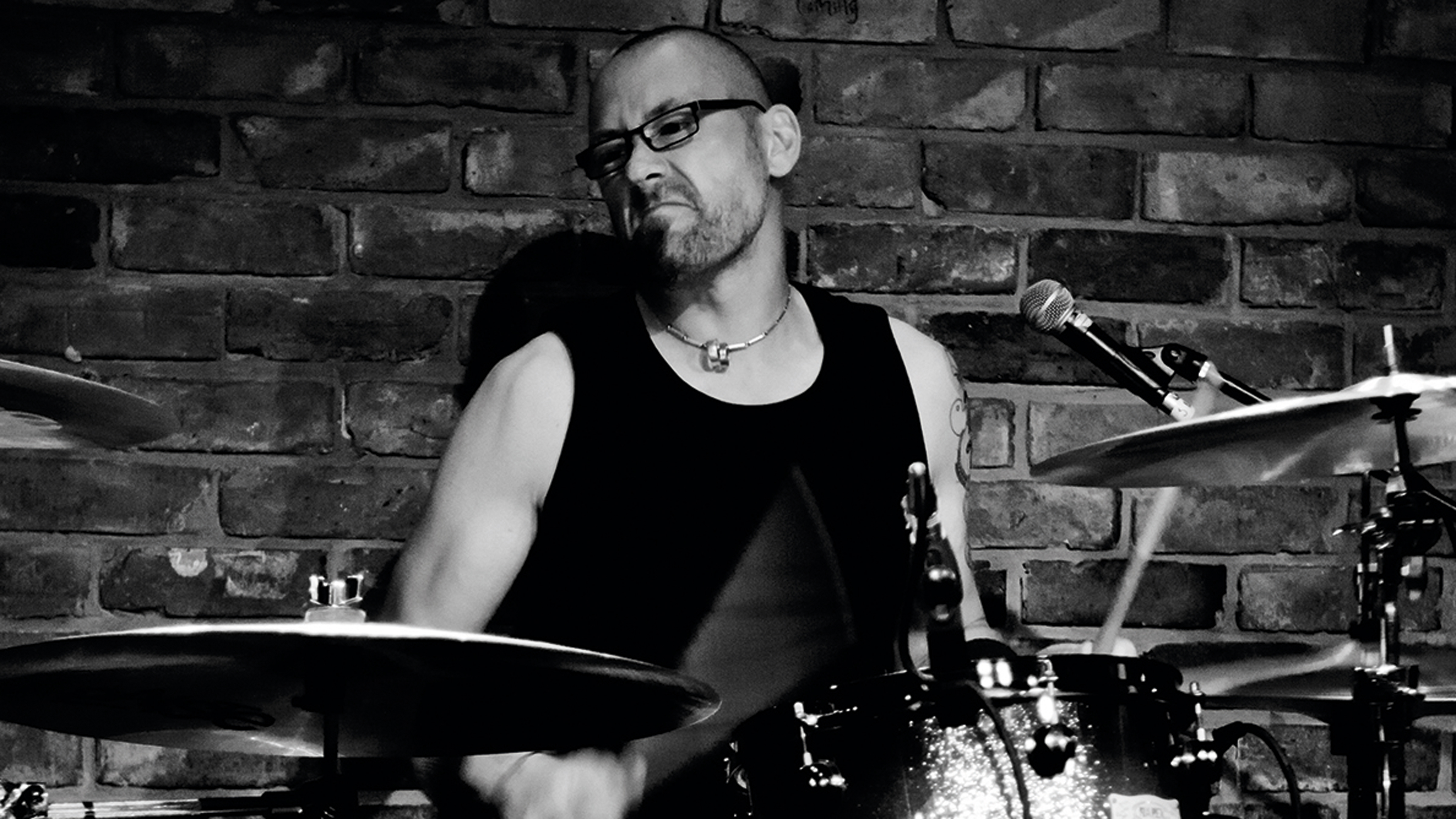 Online session drummer and tutor Tim Brown