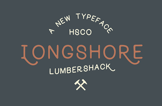 Longshore font