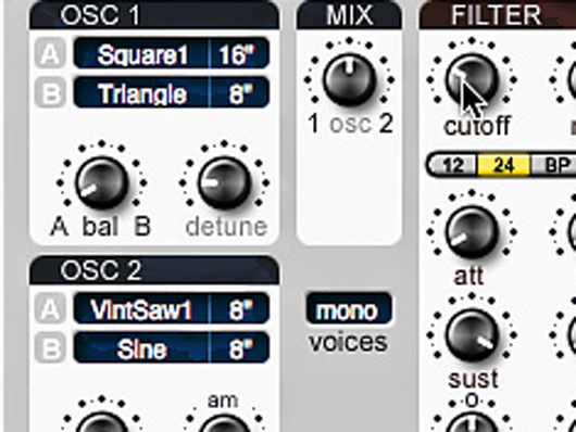 Tweaking the sound