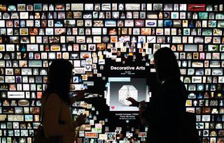 local projects’ digital Collections Wall at Cleveland museum of art showcases all 3,000 artworks