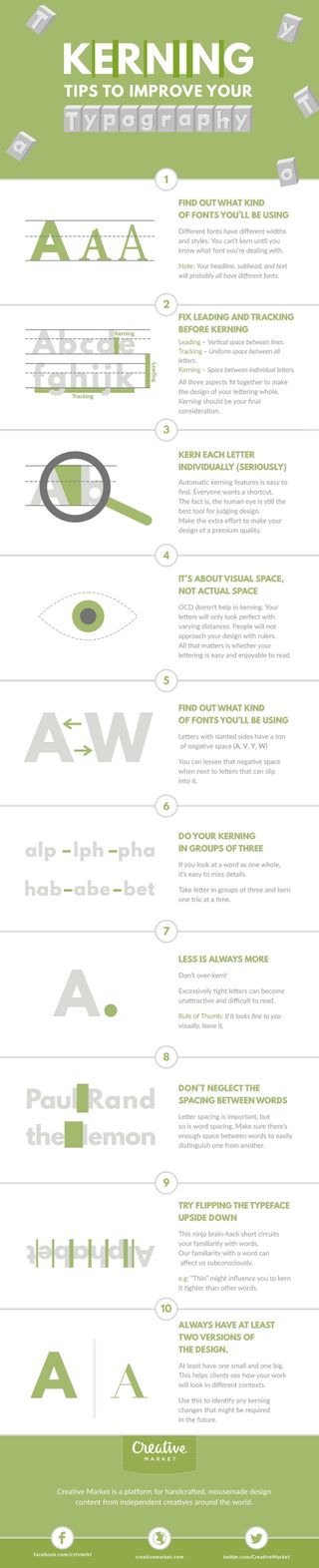 Kerning tips to improve your typography