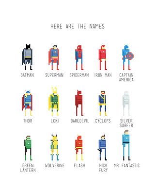 8-bit superheroes
