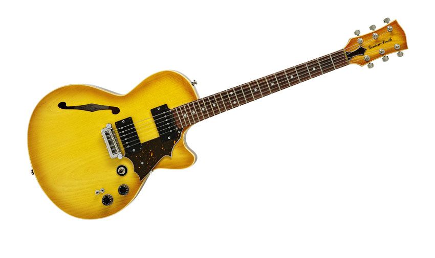 It's tidily finished, with a Melamine honey centred top 'burst and a timeless vibe from the caramel back, sides and neck
