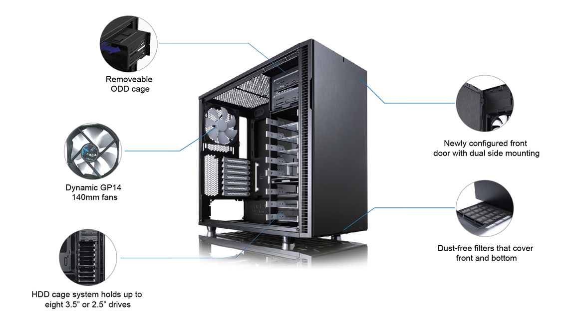 Fractal Design launches $110 Define R5 mid-tower case | PC Gamer