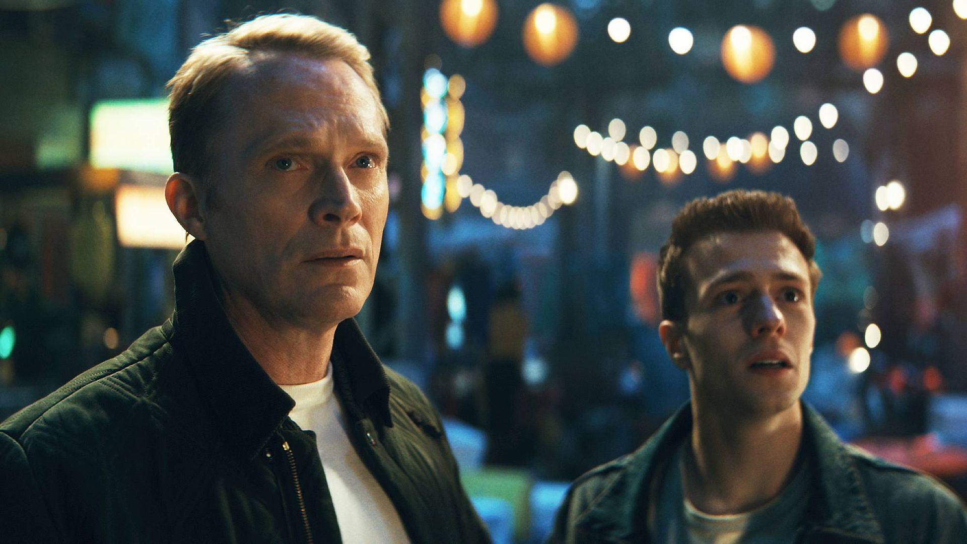 Paul Bettany and Ruaridh Mollica in 