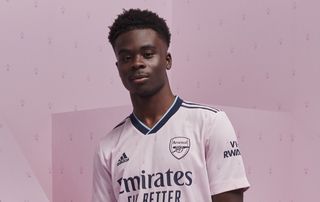 New pink Arsenal third kit 2022/23