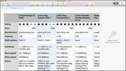 Numbers for Mac tips